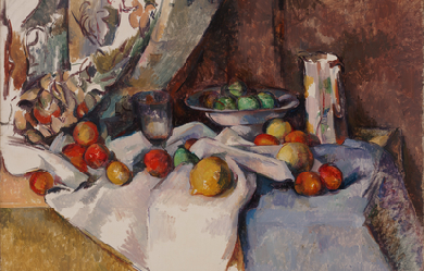 Still Life with Apples, by Paul Cézanne