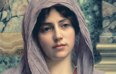 Lycinna, by John William Godward