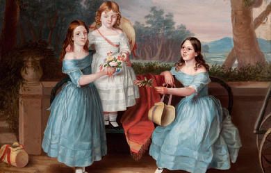 Georgina, Emily and Augusta Rose, by Martha Berkeley