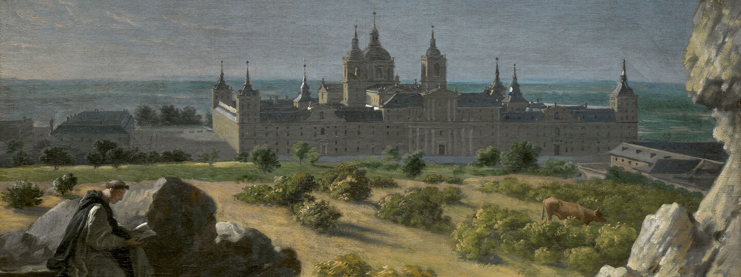 View of the Monastery of El Escorial, by Michel Ange Houasse