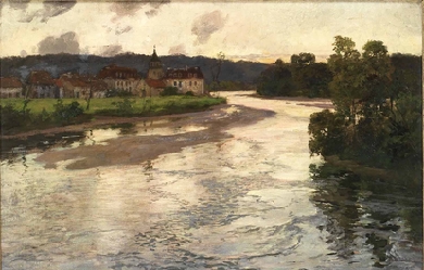 The Dordogne, by Frits Thaulow