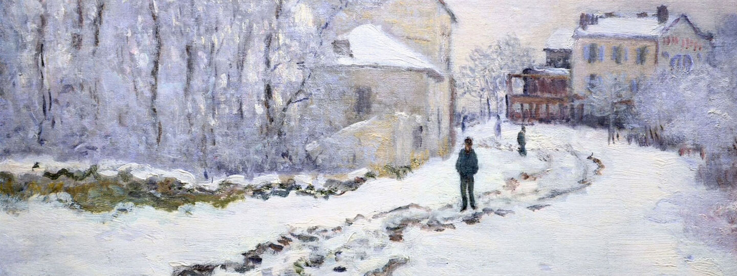 Snow at Argenteuil, by Claude Monet