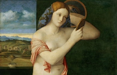 Young Woman at Her Toilette, by Giovanni Bellini