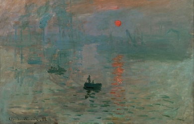 Impression, Sunrise, by Claude Monet