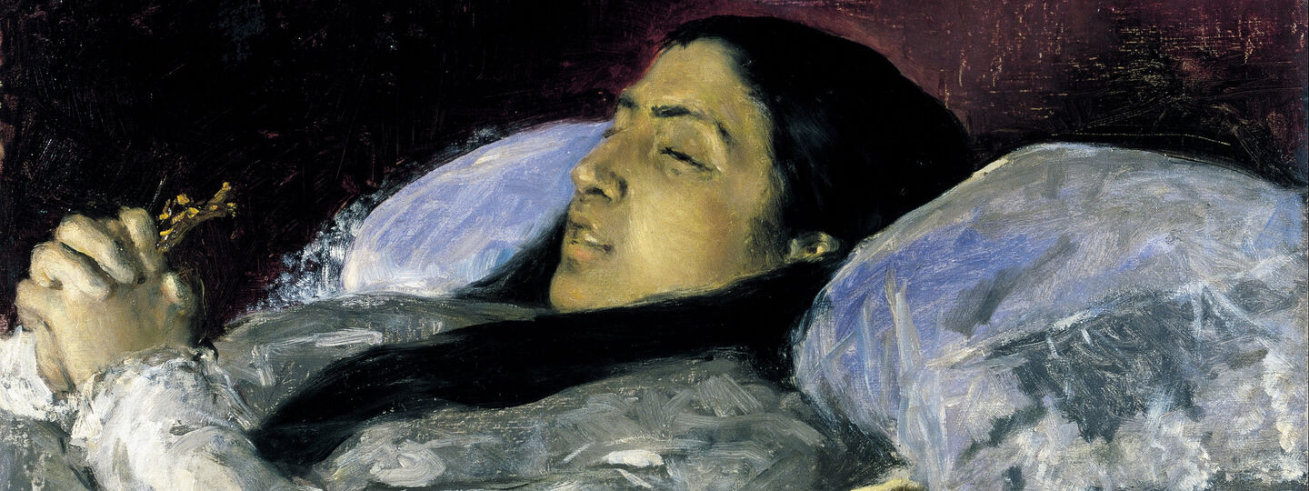 Miss Del Castillo on her Deathbed, by Mariano Fortuny