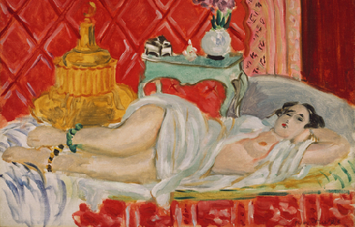 Odalisque, harmony in red, by Henri Matisse 