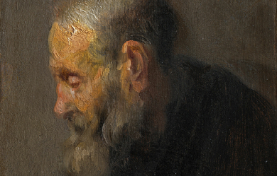 Study of an Old Man in Profile, by Rembrandt