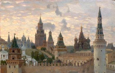 Moscow Kremlin, by Apollinary Vasnetsov