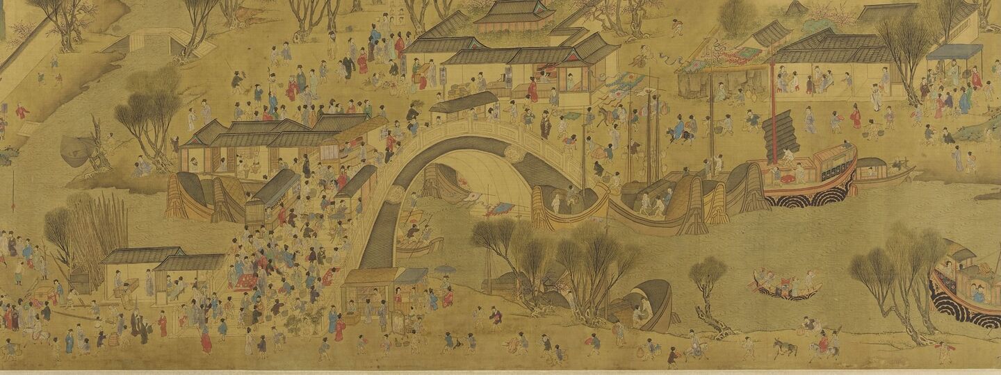 Spring Festival on the River, by Qiu Ying