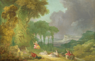 The Swing, by Jean-Honoré Fragonard