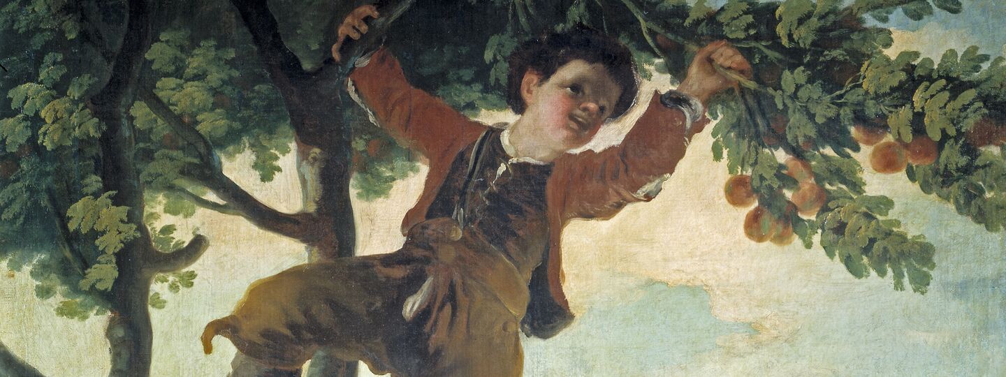 Boys picking fruit, by Francisco de Goya