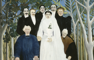 The Wedding Party, by Henri Rousseau