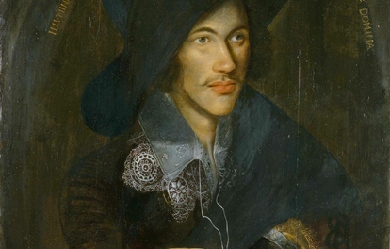 Portrait of the English poet and cleric John Donne, by Unknown author