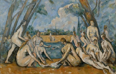 The Bathers, by Paul Cézanne