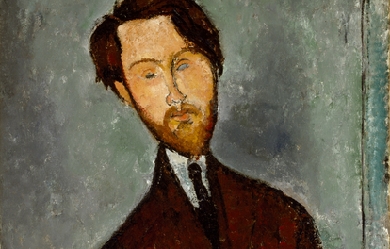 Léopold Zborowski, by Amedeo Modigliani