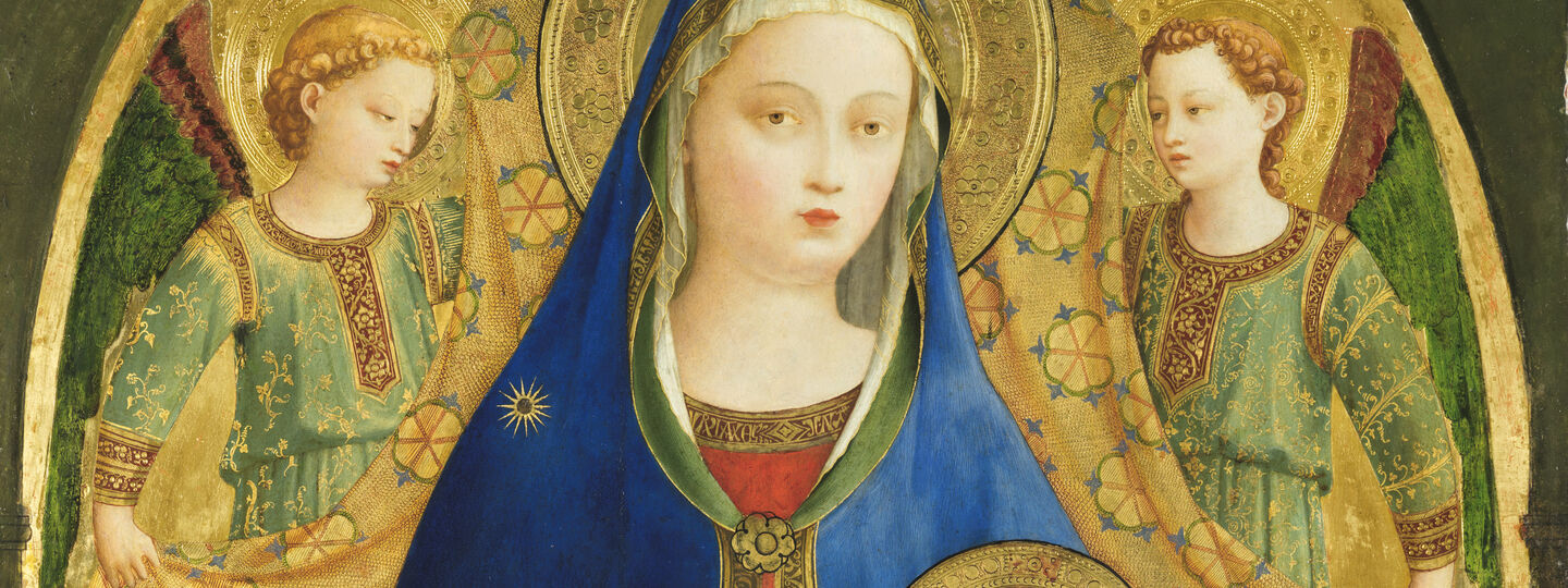 The Virgin of the pomegranate, by Fra Angelico