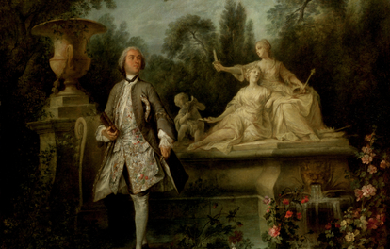 Portrait of the Actor Grandval, by Nicolas Lancret