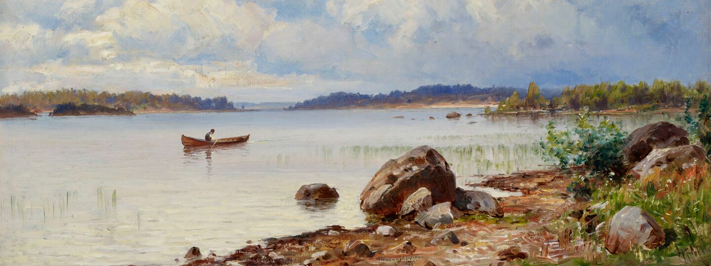 Lakeside Landscape from Tavastia, by Hjalmar Munsterhjelm