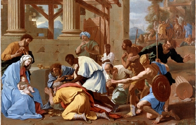 The Adoration of the Magi, by Nicolas Poussin