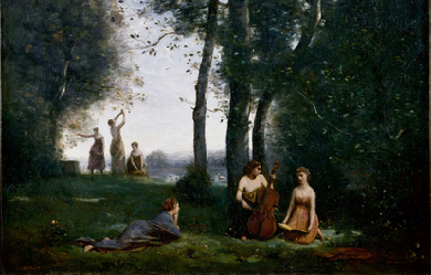 The Country Concert, by Jean-Baptiste-Camille Corot