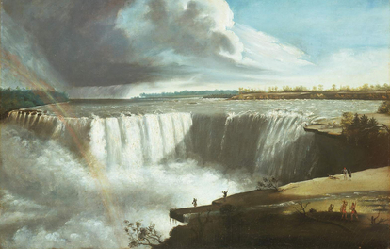 Niagara Falls from Table Rock, by Samuel Morse