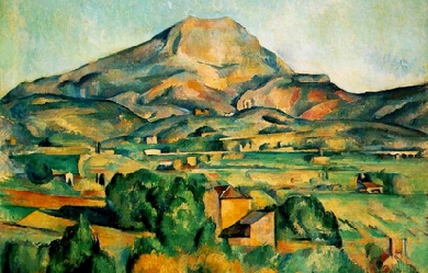 Mont Sainte-Victoire seen from Bellevue, by Paul Cézanne