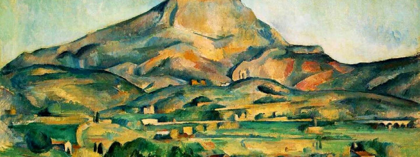 Mont Sainte-Victoire seen from Bellevue, by Paul Cézanne