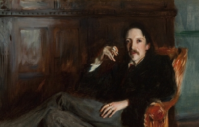 Portrait of Robert Louis Stevenson, by John Singer Sargent