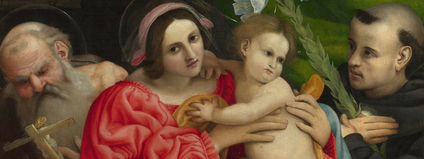 The Virgin and Child with Saints, by Lorenzo Lotto