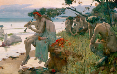 Pastoral, by Rupert Bunny