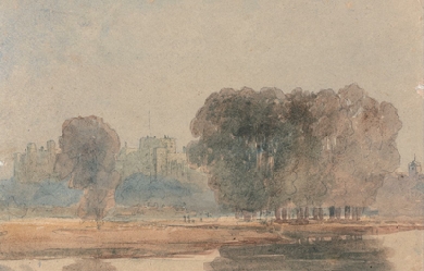 Windsor Castle from the Brocas, by David Cox