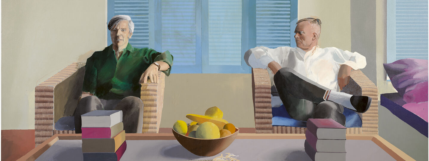 Christopher Isherwood and Don Bacardi, by David Hockney