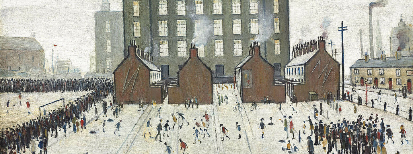 Saturday Afternoon, by Laurence Stephen Lowry