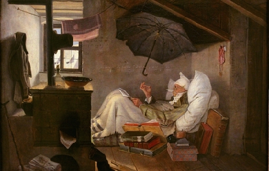 The poor poet, by Carl Spitzweg