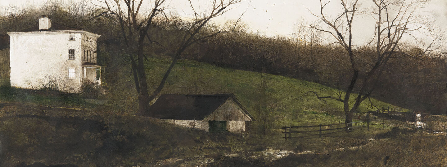 Evening at Kuerners, by Andrew Wyeth