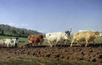 Plowing in the Nivernais, by Rosa Bonheur