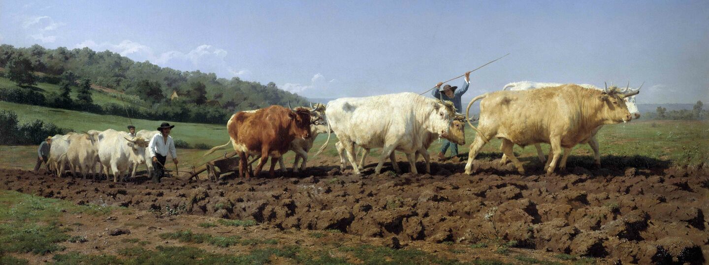 Plowing in the Nivernais, by Rosa Bonheur