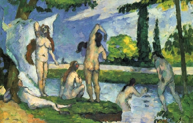 Bathers, by Paul Cézanne