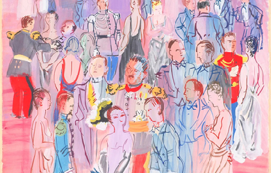 Reception at the Admiralty, by Raoul Dufy