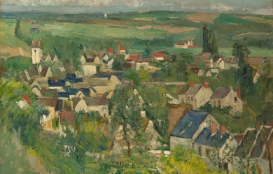 Auvers, Panoramic View, by Paul Cézanne