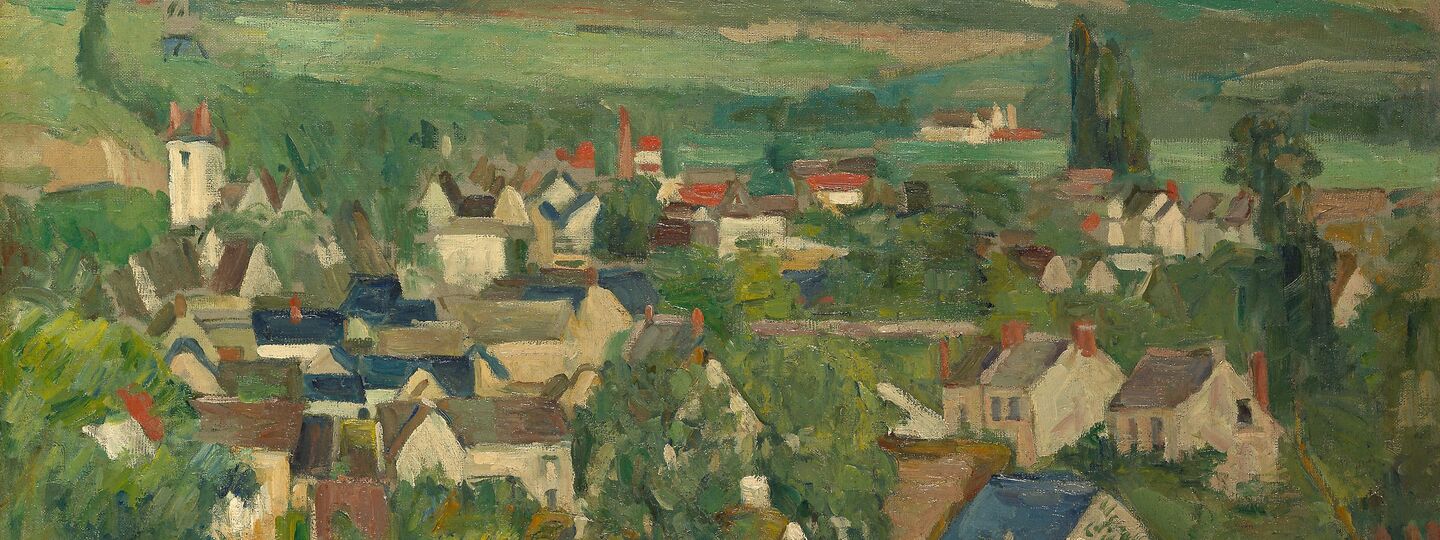 Auvers, Panoramic View, by Paul Cézanne