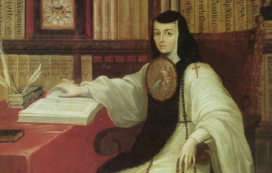 Portrait of Sor Juana Inés de la Cruz, by Miguel Cabrera