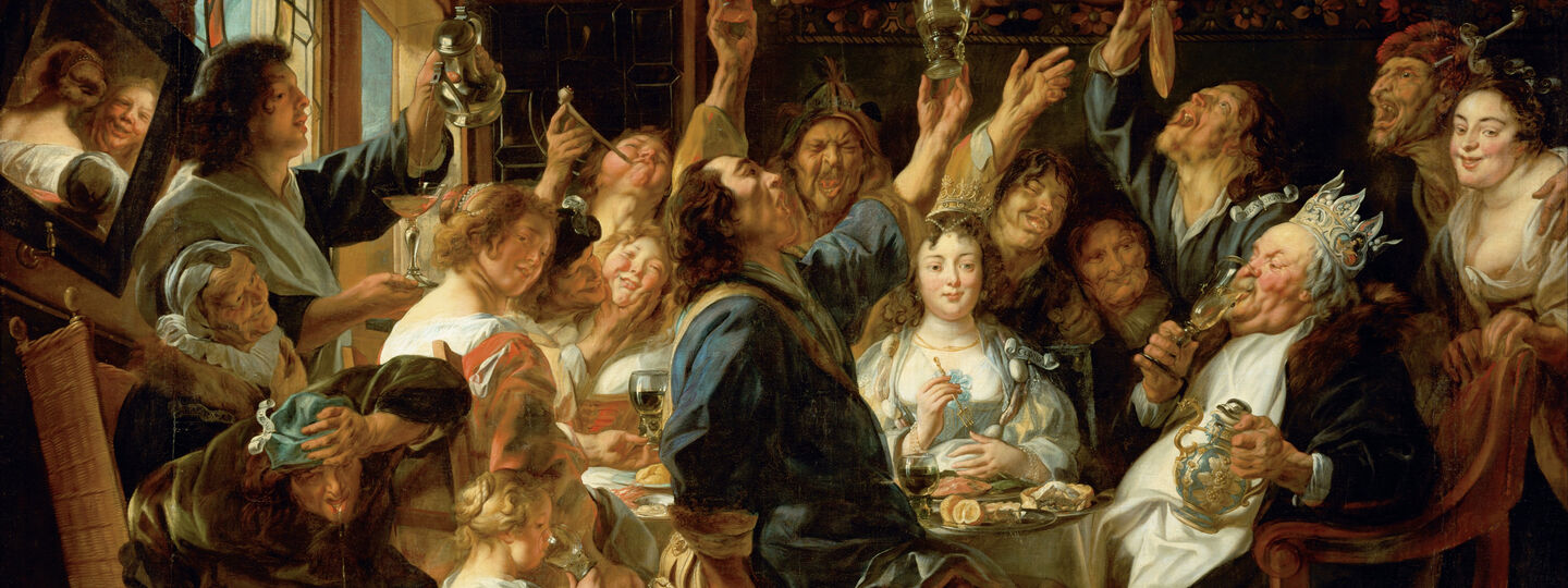 The Feast of the Bean King, by Jacob Jordaens