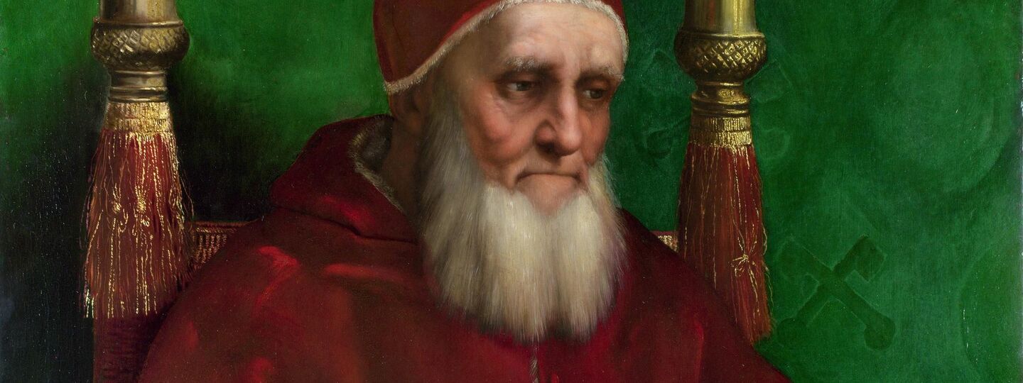 Portrait of Pope Julius II , by Rafael Sanzio