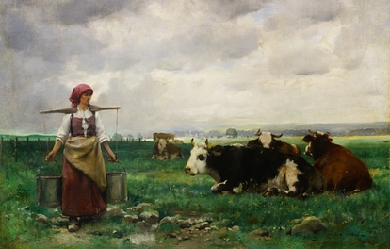 The Milkmaid, by Julien Dupré