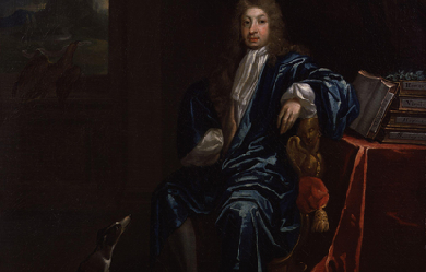 Portrait of John Dryden, by James Maubert