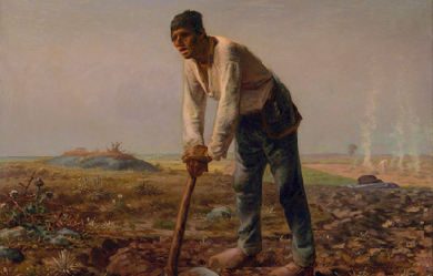 Man with a Hoe, by Jean-François Millet