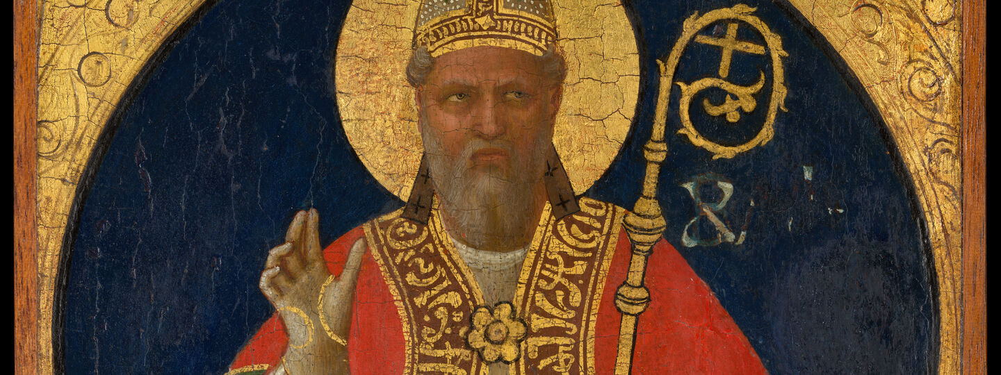 A Bishop Saint, by Fra Angelico