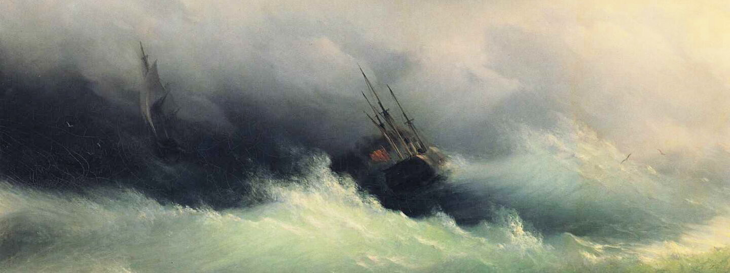 Stormy Sea, by Ivan Aivazovsky