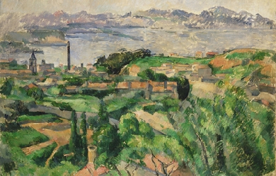 View of the Bay of Marseille with the Village of Saint-Henri, by Paul Cézanne